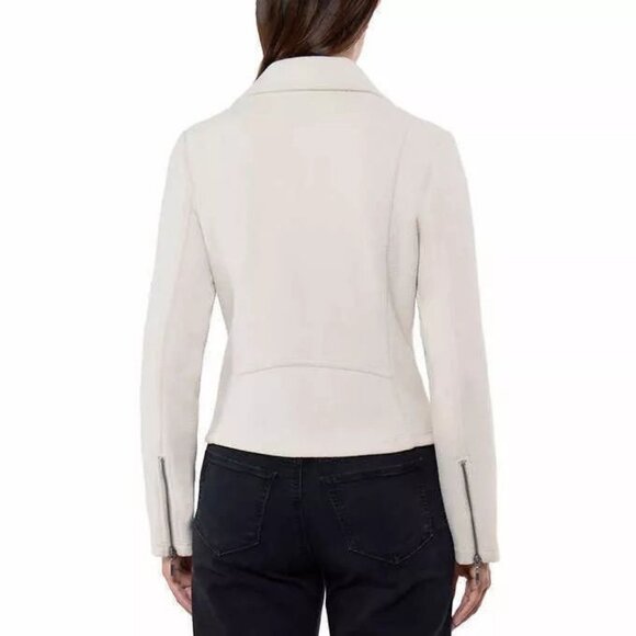 Matty M Ladies' Knit Moto Jacket - Tan (Natural) Size XXL - Picture 3 of 3